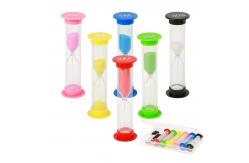 China Mini Plastic Hourglass one Minute Two Minute Hourglass Sand Timer supplier