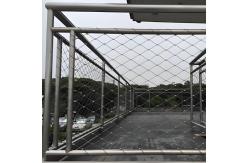 China AISI316 Stainless Steel Wire Rope Mesh Transparent Railing Infill Guardrail supplier