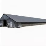 Prefab Steel Structure Chicken House Building , Light Steel Fabricated Building for sale