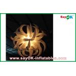 White Inflatable Lighting Decoration Inflatable Flower For New Year Decoration for sale