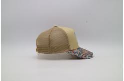 China 5 Panel Trucker Cap with Embroidered/Screen Printing/Affixed Patch Logo for supplier