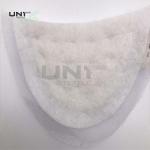100% Cotton White Sewing Shoulder Pads / Mens Jacket Suit Shoulder Pads for sale