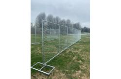 China 6ft X 12ft Temporary Fence Panel Hot Galvanized Chain Link Construction supplier