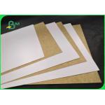 FDA 250g One Side White Coated Duplex Board With Kraft Back 748 * 528mm for sale