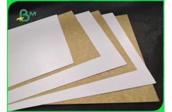 China FDA 250g One Side White Coated Duplex Board With Kraft Back 748 * 528mm supplier