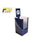 Advertising Rectangle Cardboard Dump Bins Portable Saving Labor Power For Milk for sale