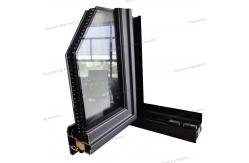 China Popular Design Thermal Insulation Broken Bridge Aluminum Push-Pull System Window supplier