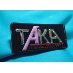 High-Frequency Patch With Embossed Logo , Customized 3D Effect TPU Heat Transfer for sale