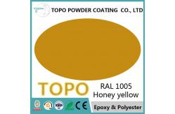 China RAL1005 Honey Yellow Pure Epoxy Powder Coating For Picnic Table Surface supplier
