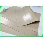 60g 150g 36'' White & Brown Kraft Paper In Rolls Coating PE Moistureproof for sale