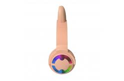 China Flash Light Cute Cat Wireless Bluetooth Headphones 5.0 TWS Headset With Mic  supplier