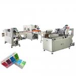 China Full automatic pocket tissue production line handkerchief paper converting line hanky tissue maker manufacturer