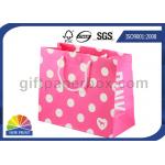 Custom Made Printing Kraft Paper Bags / Printing Reusable Shopping Paper Bag For Retail Store for sale