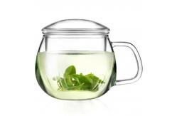 China Large Capacity Travel Infuser Mug Non Toxic For Loose Leaf Ergonomic Handle supplier