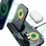QI Wireless Cell Phone Charger Pad 15w Stand Holder Multiple Pocket Plastic PCB