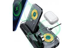 China QI Wireless Cell Phone Charger Pad 15w Stand Holder Multiple Pocket Plastic PCB supplier
