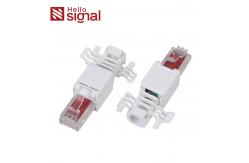 China Plastic RJ45 UTP CAT6 Toolless Plug With Fixed Ring ZC-688X-C6 supplier