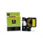 D1 Label Tape Cassette Black On Yellow , 6mm / 12mm Labelling Machine Cartridges for sale