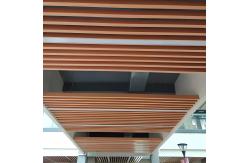 China Aluminum U Shaped Baffle Ceiling Customized Size Metal Suspended Baffle Ceiling supplier