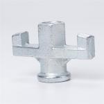 250kn 20mm Casting Iron Formwork Wing Nut Silver Color for sale