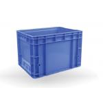 400*300mm Attached Lid 25kg Euro Stacking Containers for sale