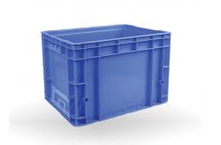 China 400*300mm Attached Lid 25kg Euro Stacking Containers supplier