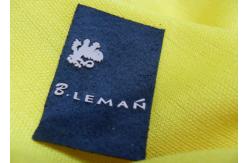 China 3D Embossed Pvc Injection Transparent Rubber Custom Clothing Patches Garment Labels supplier