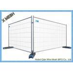 Hot Dipped Galvanized Temporary Mesh Fencing 60x150mm Mesh Size