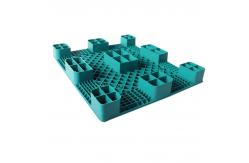 China Multi Size Lightweight Plastic Pallet Black Euro HDPE Pallets supplier