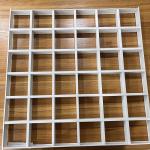 Aluminum 595x595mm Grid Ceiling Tiles For Shopping Mall Customized Size for sale