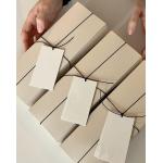 Custom Logo Kraft Gift Boxes With Tag Simple Packaging For Events Products for sale