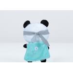 Panda Shape Plush Keychain Toys PP Cotton Material Handmaking Artwork