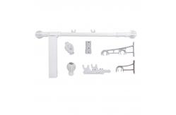 China Smart System Electric Curtain Track With Automated Roman Rail Single Bracket supplier