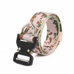 China OEM Military Tactical Canvas Belt Meisai Hiking 3.8cm Army Web Belt for sale