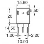 60APU06 Power Mosfet Transistor Ultrafast Soft Recovery Diode, 60 A FRED PtTM