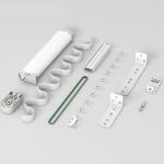 Ripple Fold Wireless Remote Control Motorized Curtain Track