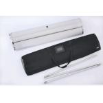 Retractable Wide Base Aluminum Display Roll Up Banner Stand For Advertisement
