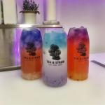Pet Beverage Glass Bottle , Glass Drink Bottles 650ml Can Style Easy Open for sale