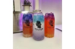 China Customized Plastic Beverage Bottles PET Cold Milk Juice Bottles 300ml 500ml 700ml supplier