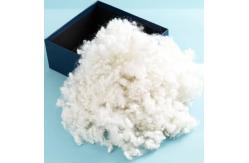 China 3D Crimp GRS Recycled Polyester Fiber 51MM Semi Dull UV Blocking supplier