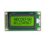 STN Transflective 0802 Character LCD Display Module Positive Green Monochrome for sale