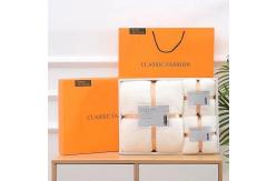 China Customized Printing Designs Pure Cotton Bath Towel Three Piece Set in Rectangle Shape supplier