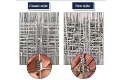China 2.0MM Line Wire Cattle Fence Hinged Joint Galvanized Cattle Fence Netting supplier