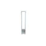 5 Tiers Shelves Home Wood Furniture Mirrored Jewelry Cabinet MDF 160.5CM Height for sale