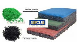 China Multi Purpose Rubber Interlocking Playground Tiles 50*50*2cm Waterproof supplier