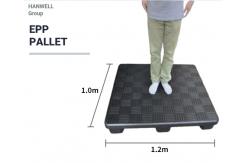 China EPP Foam Two Way Entry Cold Storage Plastic Pallets Single Faced supplier