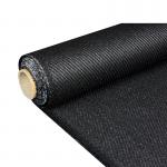 Flame Retardant Material High Temperature Fiberglass Fabric 1mm Graphite Coated Black Fiberglass Fabric for sale