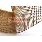 Drapery Design Links Window Treatments Aluminum Gold Chain Link Curtain for sale