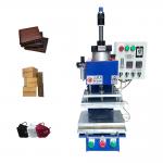 Pneumatic Gold Foil Embossing Machine , Hot Foil Stamping Equipment for Business Card for sale