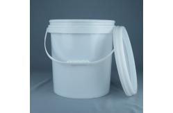 China Stackable White Five Gallon Plastic Buckets for Customer Needs supplier